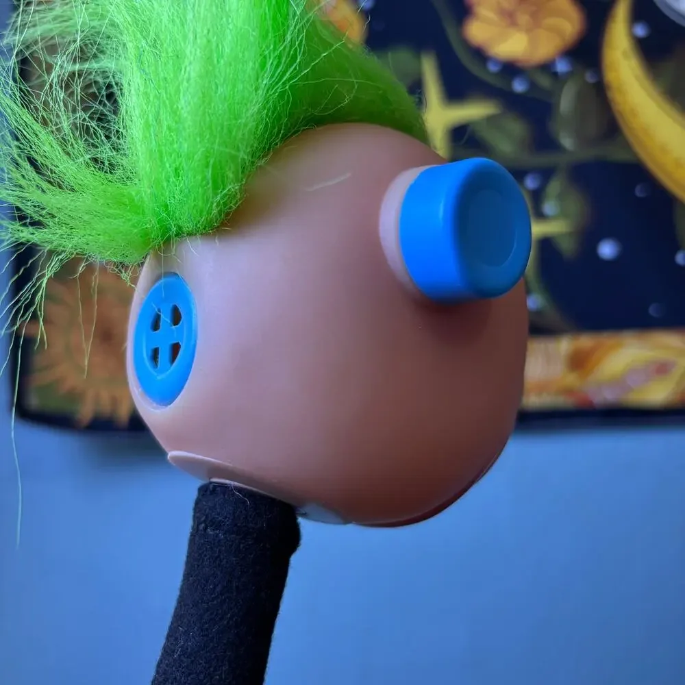 Vintage 1994 Ertl Jibba Jabber noise maker Toy Colorful 90s 15" Plush Silly Kids - Picture 11 of 16